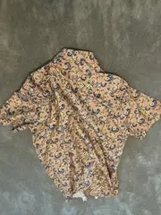 Vorschaubild 2 von Herren Freizeithemd Kurzarm Paisley Orange Gr. L Wolle