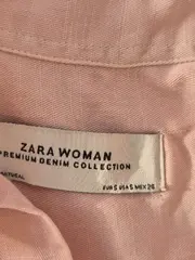 Vorschaubild 5 von Woman Hemdbluse Damen Gr. 36/S Rosa Lyocell Langarm Casual