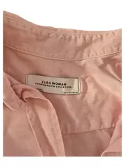 Vorschaubild 6 von Woman Hemdbluse Damen Gr. 36/S Rosa Lyocell Langarm Casual