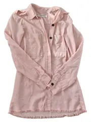 Vorschaubild 2 von Woman Hemdbluse Damen Gr. 36/S Rosa Lyocell Langarm Casual