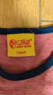 Vorschaubild 3 von Kinder Kleid Mädchen gestreift Teddy-Applikation Gr. 116 Rosa