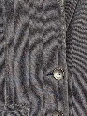 Vorschaubild 5 von Damen Blazer Gr. M Grau Gestreift Casual Baumwolle