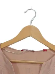 Vorschaubild 2 von Damen Hemdbluse Gr. 38 Rosa Viskose 3/4-Arm Casual