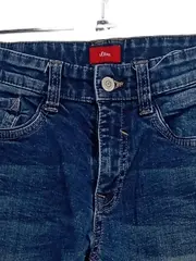 Vorschaubild 2 von Kinder Jeans Regular Fit Hose Gr. 164 Blau Casual