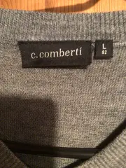 Vorschaubild 3 von c.comberti Herren Pullunder V-Ausschnitt Grau Melange Merino Wolle Gr. L/52