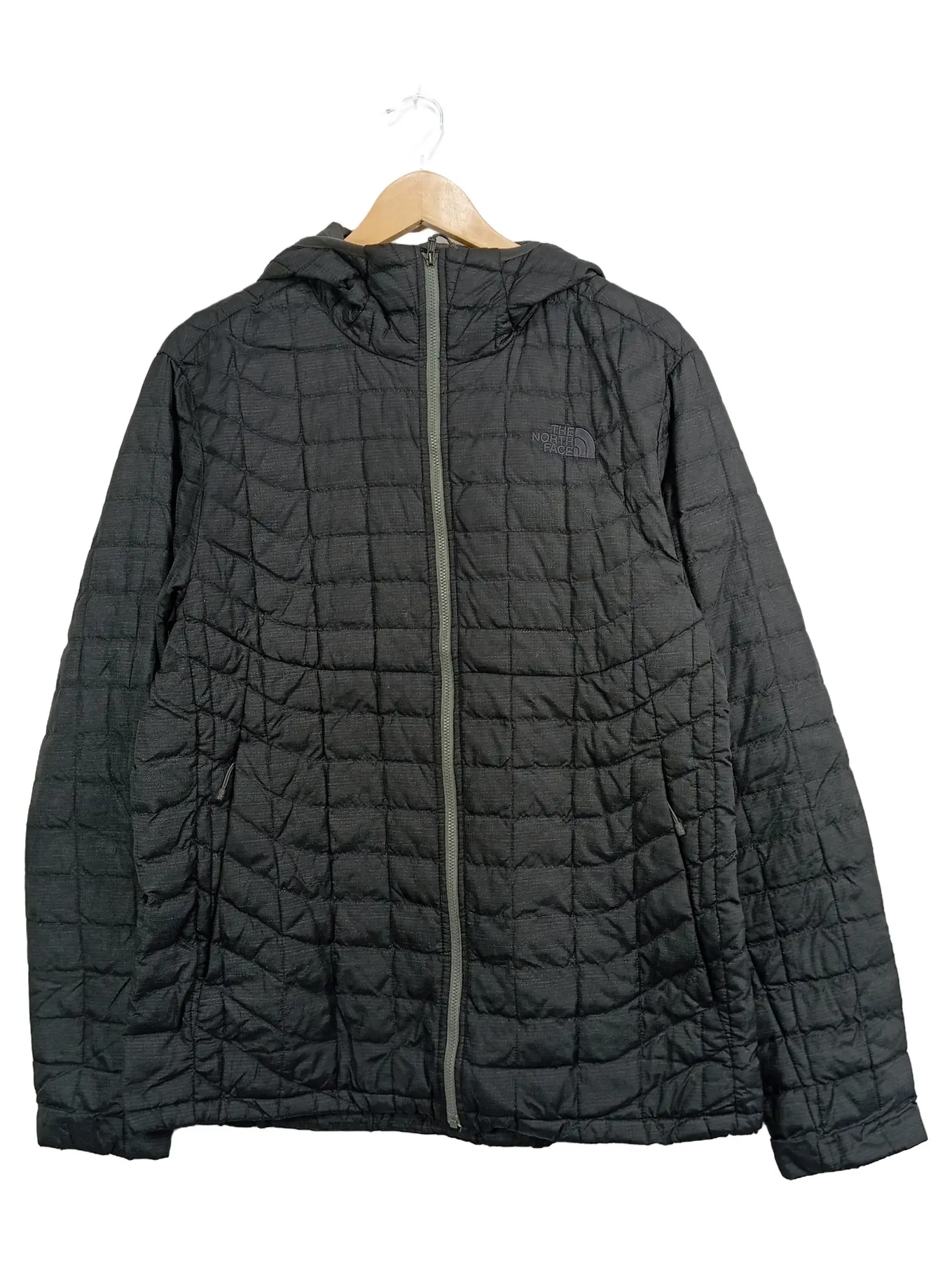 THE NORTH FACE Steppjacke Herren Jacke Kapuze Outdoor Schwarz Gr. 52/L