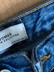 Vorschaubild 4 von Woman Mom Jeans Damen Gr. 38/M Blau High Waist Denim