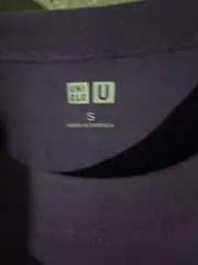 Vorschaubild 2 von U Herren T-Shirt Gr. S Lila Basic Baumwolle Kurzarm