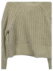 Vorschaubild 5 von Pullover Damen Strickpullover Rollkragen Casual Beige Größe XS
