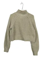 Vorschaubild 1 von Pullover Damen Strickpullover Rollkragen Casual Beige Größe XS