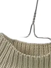 Vorschaubild 3 von Pullover Damen Strickpullover Rollkragen Casual Beige Größe XS