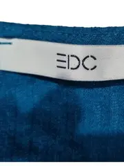 Vorschaubild 3 von Strickkleid Damen Gr. S Petrol Langarm Rippstrick Midi