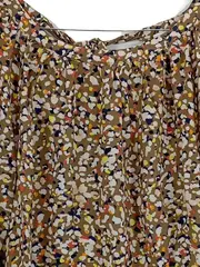 Vorschaubild 5 von Damen Bluse Langarm Schleife Nacken Gr. 38 M mehrfarbig Viskose