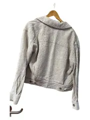 Vorschaubild 2 von Damen Leinen Jacke Gr. 36/S Beige Casual Übergangsjacke