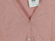 Vorschaubild 3 von edc Strickjacke Cardigan Damen Rosa Meliert Gr. XS 34 Langarm