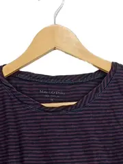 Vorschaubild 4 von Langarmshirt Damen Gr. 38 M Gestreift Baumwolle Casual Basic Shirt