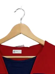 Vorschaubild 3 von Damen Strickjacke Gr. 48 Rot Gestreift Reißverschluss Viskose