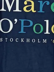 Vorschaubild 5 von Langarmshirt Kinder Gr. 110 Blau Stockholm Logo Baumwolle