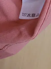 Vorschaubild 6 von Damen T-Shirt Print Rosa Gr. L Baumwolle Casual