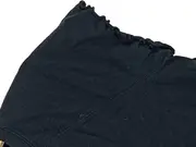 Vorschaubild 3 von Damen T-Shirt Basic Schwarz Gr. 42/XL mit Rüschenärmeln