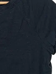 Vorschaubild 4 von Damen T-Shirt Basic Schwarz Gr. 42/XL mit Rüschenärmeln