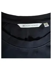 Vorschaubild 6 von Damen T-Shirt Basic Schwarz Gr. 42/XL mit Rüschenärmeln