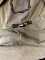 Vorschaubild 5 von Sweatjacke Damen Kapuzenjacke Gr. 38/M Grau Baumwolle Zip Hoodie Casual