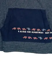 Vorschaubild 2 von Jungen Sweatshirt Rollkragen Feuerwehr Print Gr. 128/134 Blau