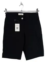 Vorschaubild 1 von Damen Bermuda Shorts Schwarz Gr. 38 M Casual Stretch