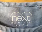 Vorschaubild 5 von Mädchen Langarmshirt Einhorn Motiv Rüschen Rippstrick Blau Gr. 110