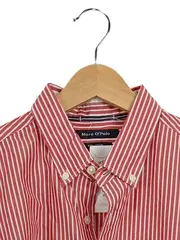 Vorschaubild 3 von Hemd Herren Gr. M rot weiß gestreift Langarm Baumwolle