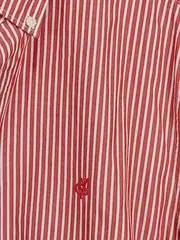 Vorschaubild 2 von Hemd Herren Gr. M rot weiß gestreift Langarm Baumwolle