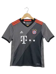 Vorschaubild 1 von FC Bayern München Away Trikot Kinder 152 Grau 2016/17 Kurzarm Polyester