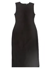 Vorschaubild 2 von Bleistiftkleid Damen Gr. S gestreift Oliv Schwarz Weiß ärmellos