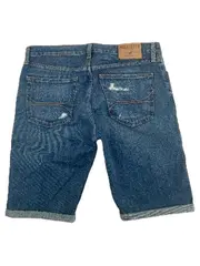 Vorschaubild 2 von Classic Taper Jeans Shorts Herren W32 48 M Blau Destroyed