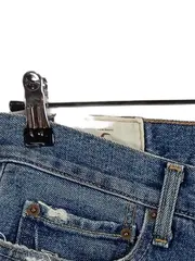 Vorschaubild 4 von Classic Taper Jeans Shorts Herren W32 48 M Blau Destroyed