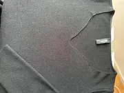 Vorschaubild 2 von Pullover Damen Klassisch Rippstrick Viskose Schwarz Gr. 40 L