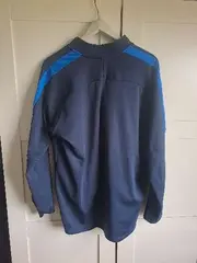 Vorschaubild 4 von Herren Dri-Fit 1/4 Zip Sportshirt Pullover Blau Gr. XL