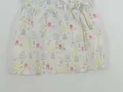 Vorschaubild 4 von Mädchen Bluse Ärmellos Vogelmotiv Weiß Baumwolle Gr. 158