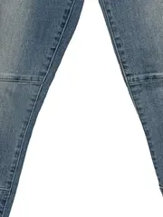 Vorschaubild 3 von Denim Damen Skinny Jeans Slim Fit Gr. 27x32 Hellblau Used Look