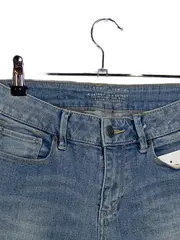 Vorschaubild 2 von Denim Damen Skinny Jeans Slim Fit Gr. 27x32 Hellblau Used Look