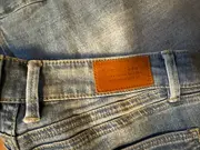 Vorschaubild 4 von Denim Damen Skinny Jeans Slim Fit Gr. 27x32 Hellblau Used Look