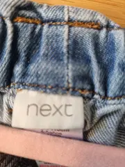 Vorschaubild 7 von Paperbag Jeans Mädchen Regular Fit Stickerei Applikationen Blau Gr. 110