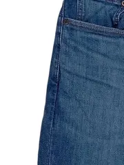 Vorschaubild 3 von Herren Jeans Regular Fit Blau W33 L33 Stretch Denim Hose