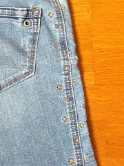 Vorschaubild 2 von Smart Short Jeans Shorts Damen Blau Baumwolle Gr W26