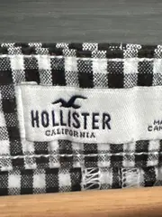 Vorschaubild 7 von Damen Hosenrock Shorts Kariert Schwarz Weiß Gr. 40 L Baumwolle