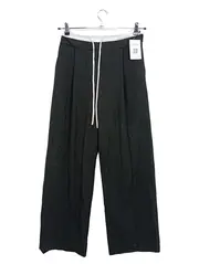 Vorschaubild 1 von Stoffhose Damen XS Schwarz Wide Leg Bundfalte Falten