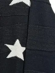 Vorschaubild 4 von Damen Pullover Sterne Schwarz Weiß Gr. 50/52 Strick