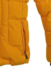 Vorschaubild 3 von Steppjacke Winterjacke Kapuze Fell Gelb Gr. 152 Kinder Outdoor Warm
