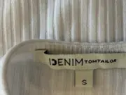 Vorschaubild 5 von Denim Damen Rippstrick Top Weiß Knopfleiste Gr. S 36